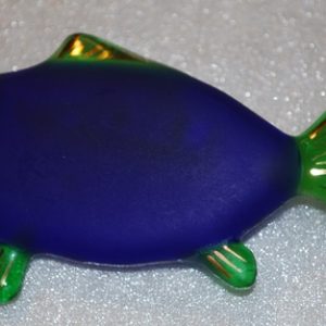 recycled glass brooch