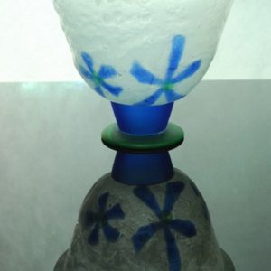 recycled glass vase